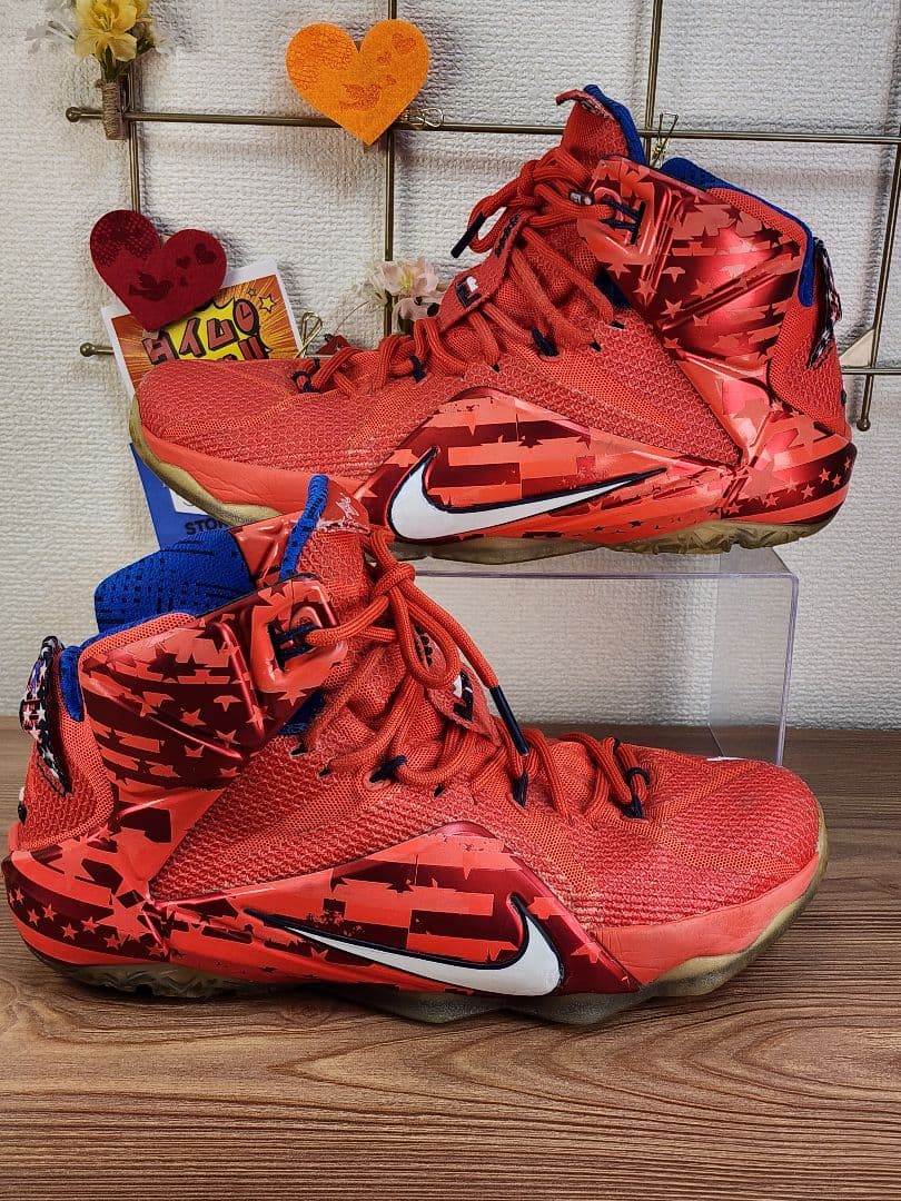 ​【希少】NIKE LEBRON 12 USA 27cm レブロン12