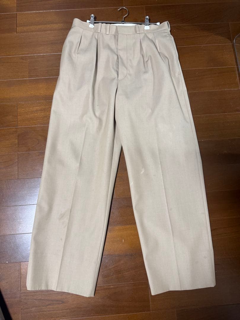 パンツ 23aw maatee&sons 2PLEATS TROUSER JEFFERY