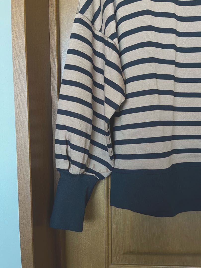 MAGALI (マガリ) ハイゲージコットンバスクボーダーカットソー