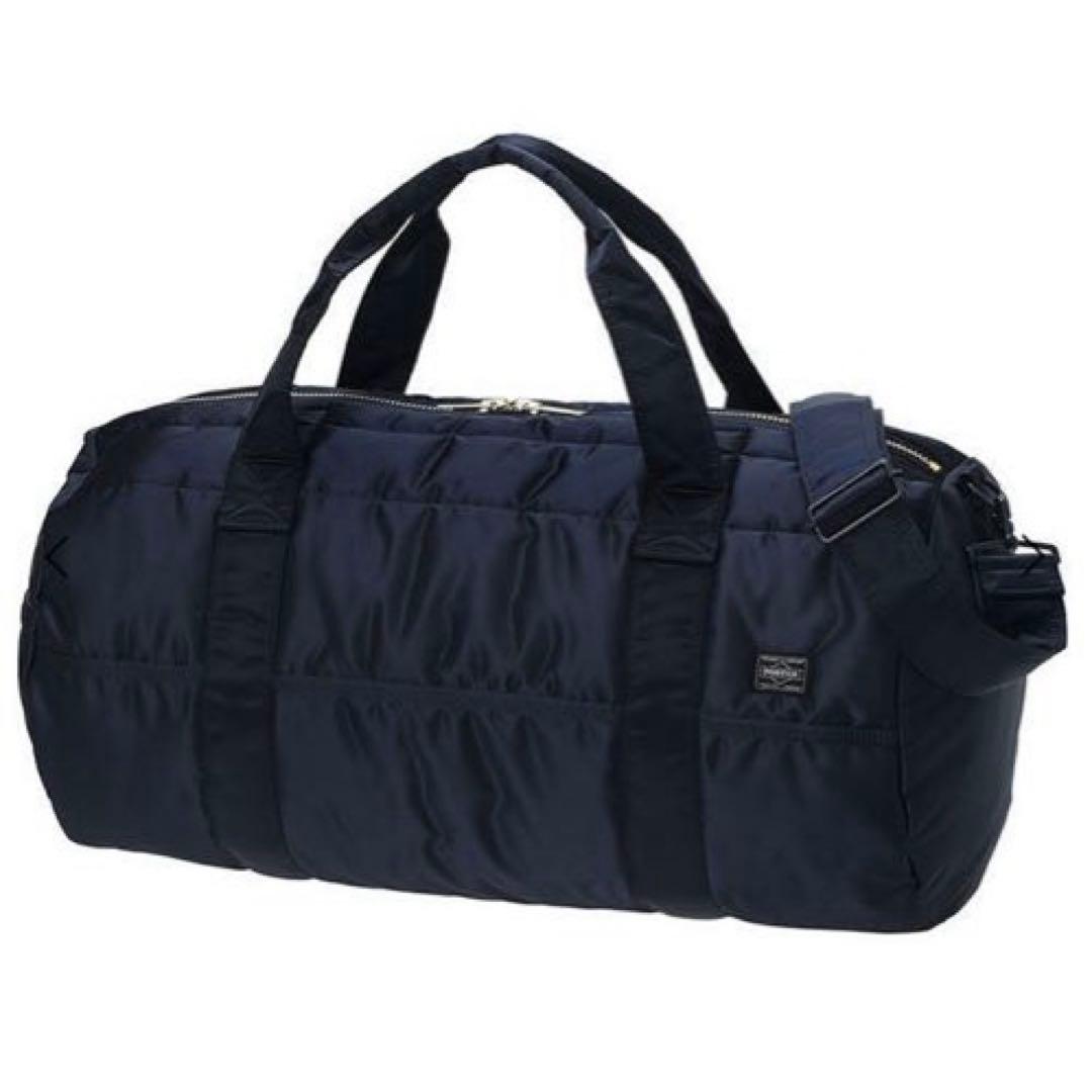 極美品ポータータンカー　2wayダッフルバッグ　ブラック　旅行カバン