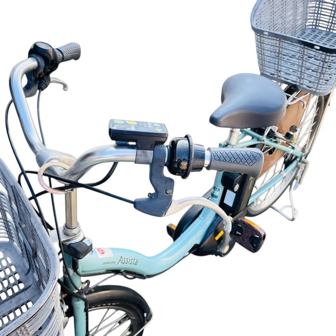 【バッテリー良好】ブリヂストン アシスタ 24インチ 電動自転車 充電器付引取可