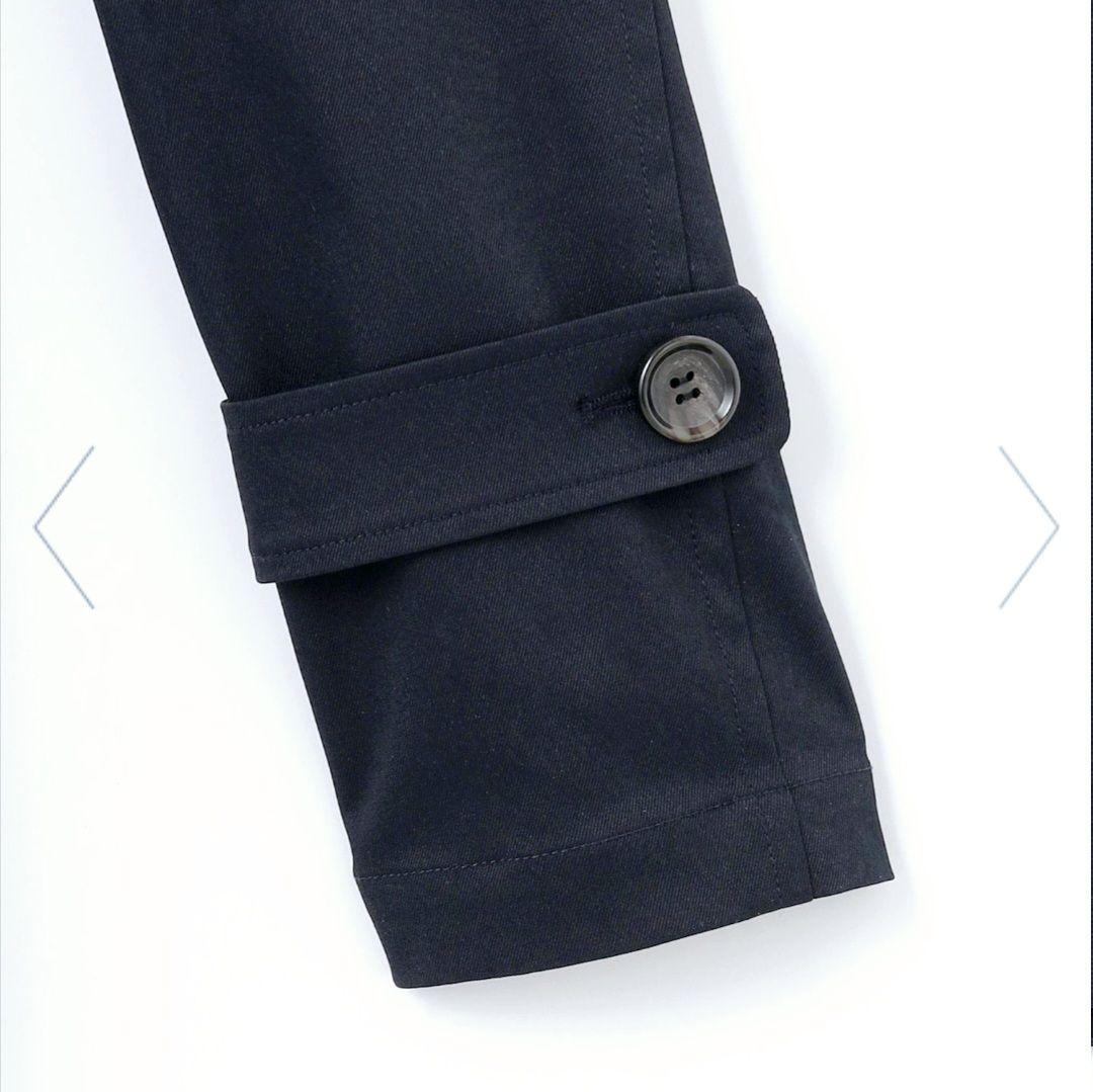 組曲 WEB限定 コットンライクツイル ショートトレンチコート 大きいサイズ