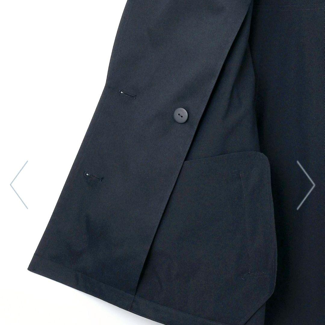 組曲 WEB限定 コットンライクツイル ショートトレンチコート 大きいサイズ