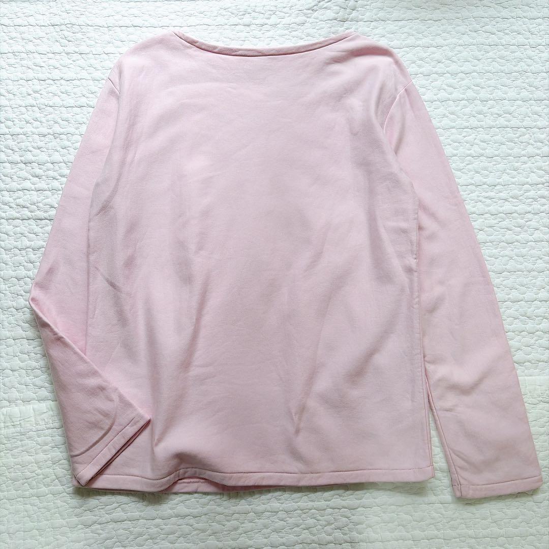 美品⚑ロンハーマン別注　オーラリー　ボートネックスウェット　ピンク