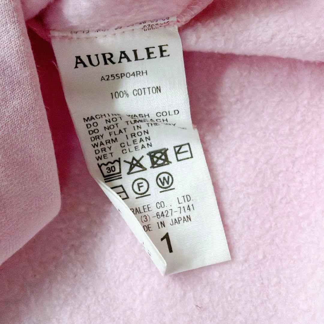 美品⚑ロンハーマン別注　オーラリー　ボートネックスウェット　ピンク