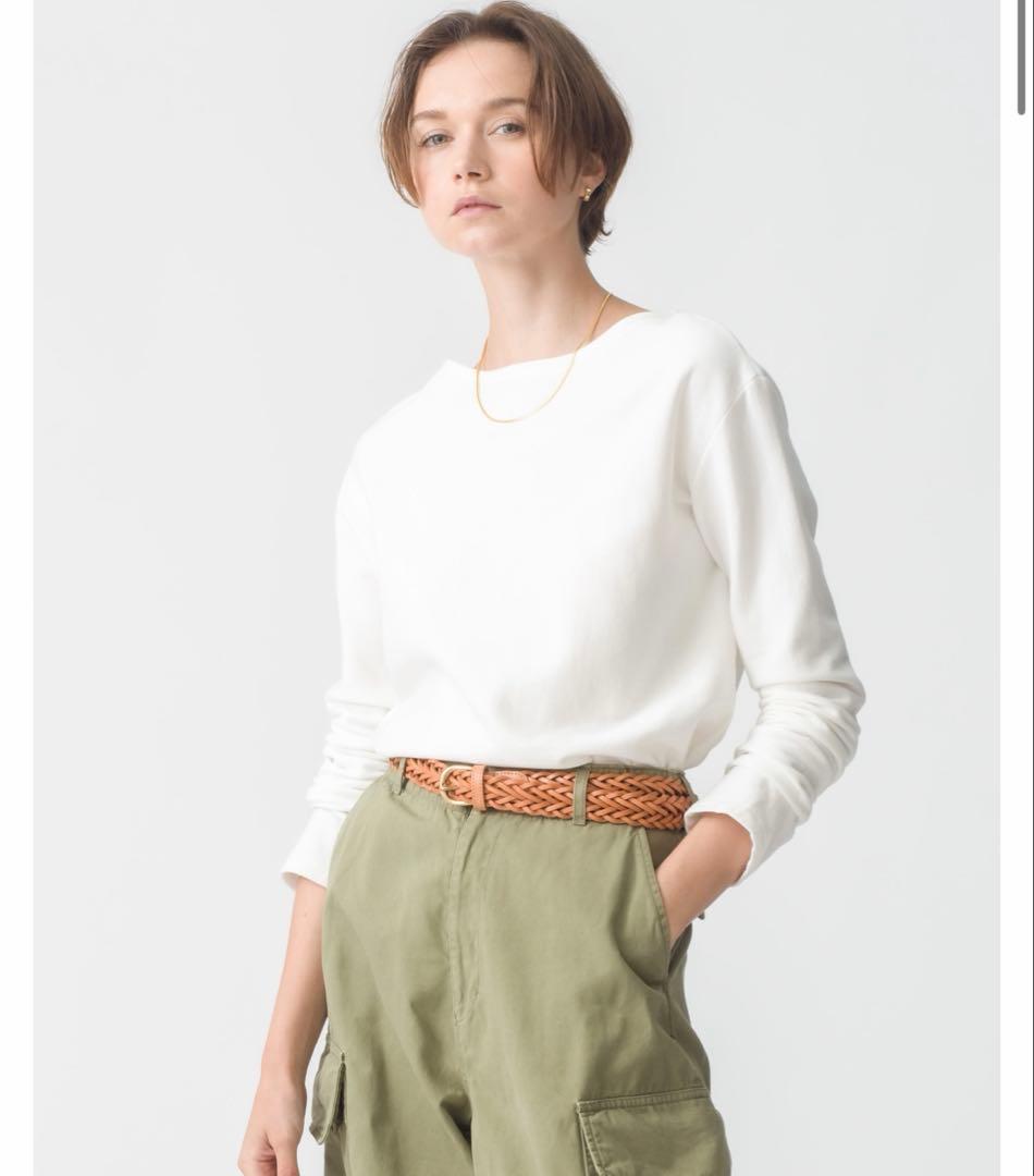 美品⚑ロンハーマン別注　オーラリー　ボートネックスウェット　ピンク