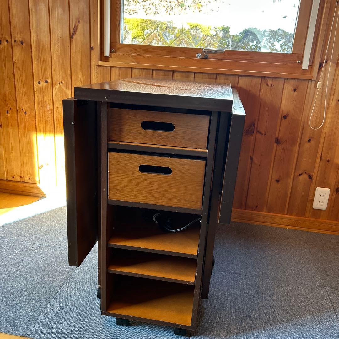 カタログハウス　高橋昌子　ソーイングデスク 折り畳み式　通販生活