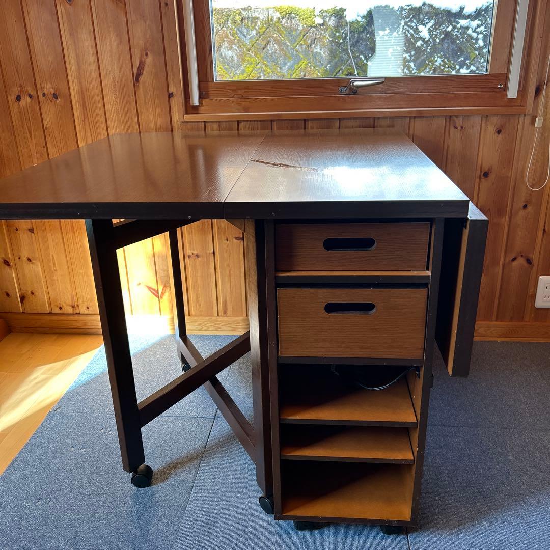 カタログハウス　高橋昌子　ソーイングデスク 折り畳み式　通販生活