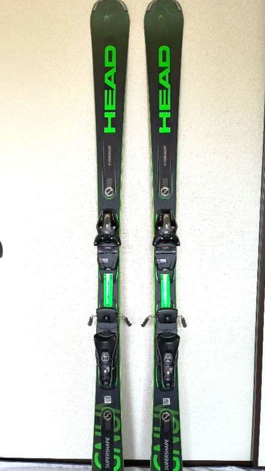 HEAD SUPERSHAPE MAGNUM スキー 板 金具付き 163cm