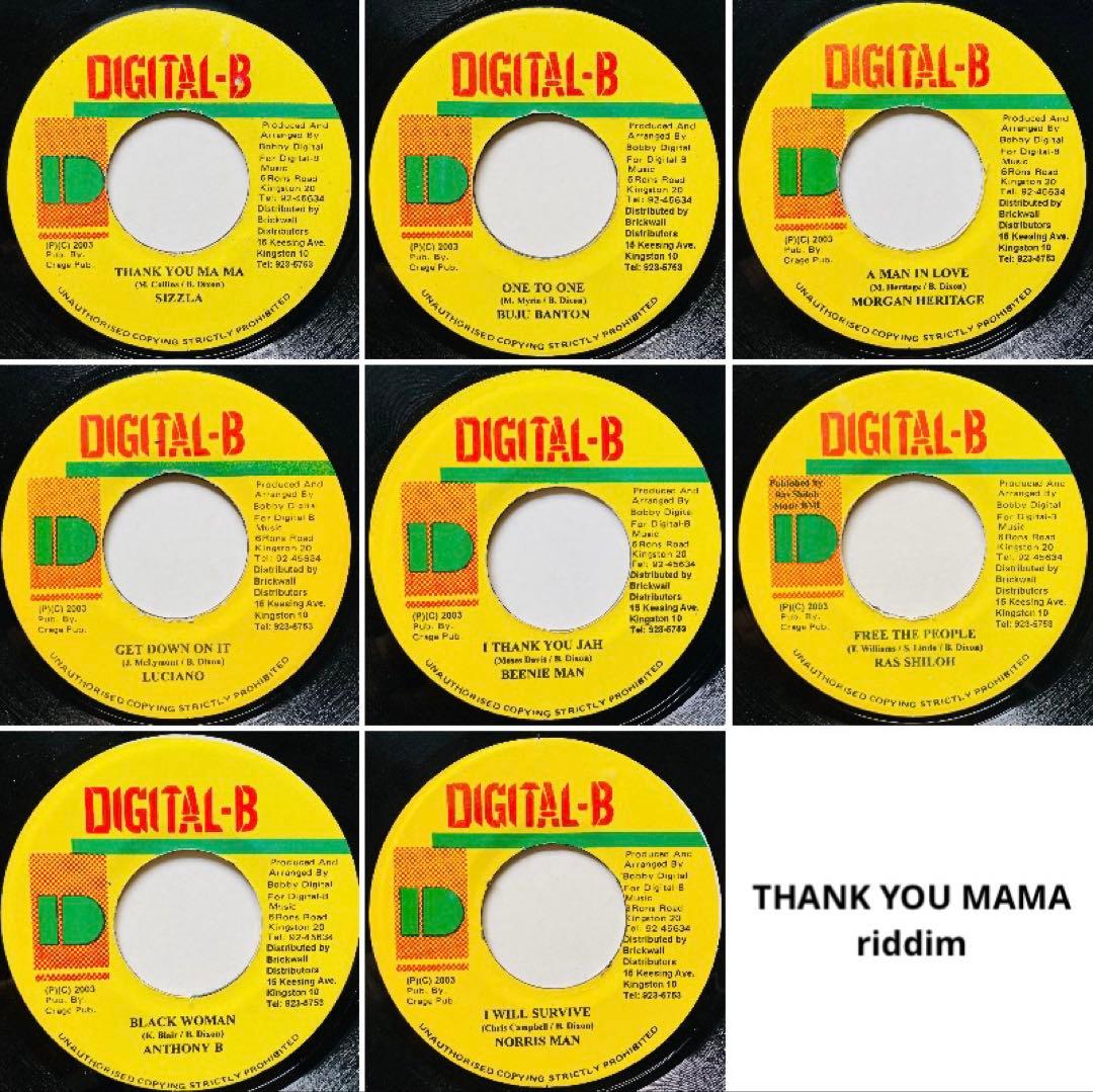 レゲエ THANK YOU MAMA リディム 8枚