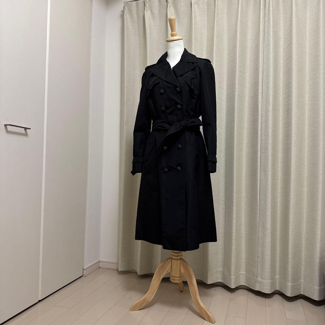 CHANEL ブラック トレンチコート
