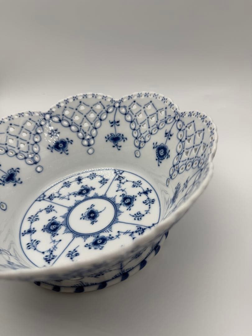 ロイヤルコペンハーゲン　レース　フルーツボウ