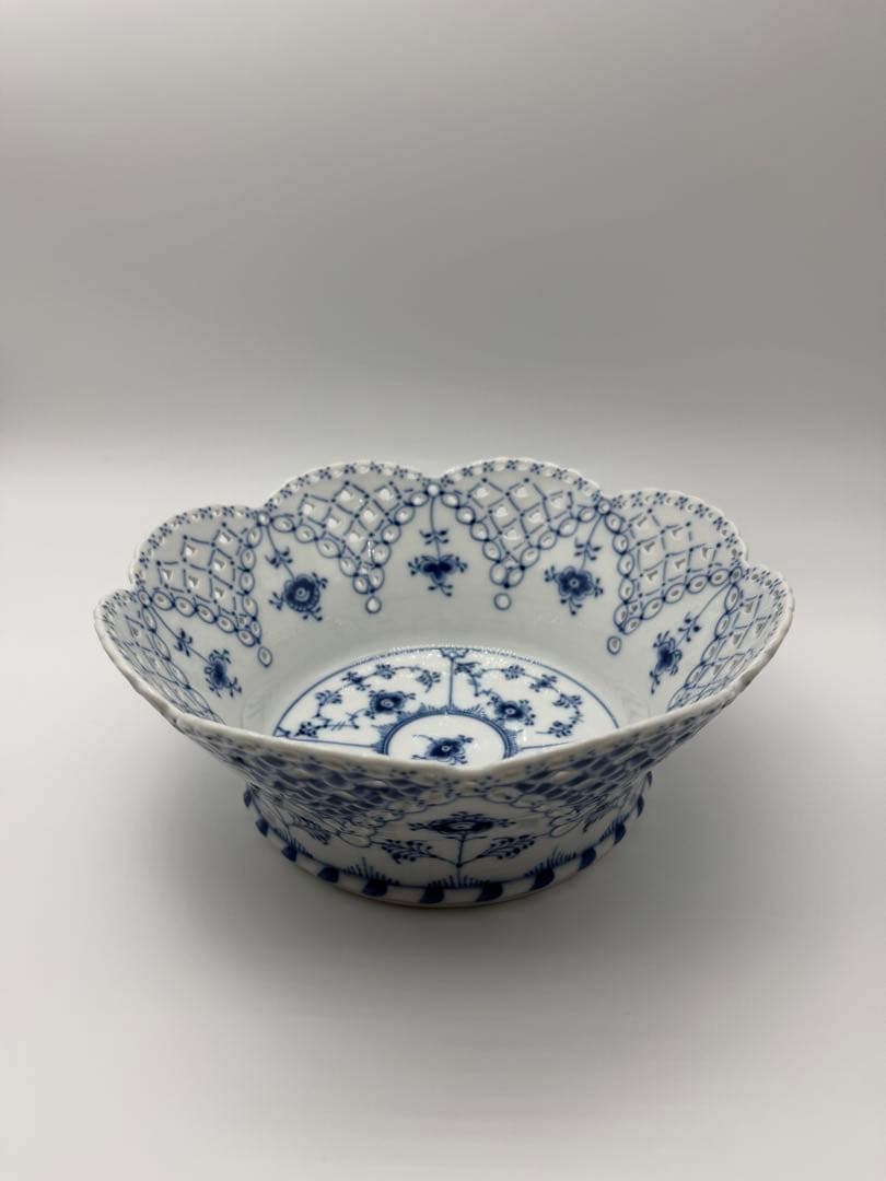 ロイヤルコペンハーゲン　レース　フルーツボウ