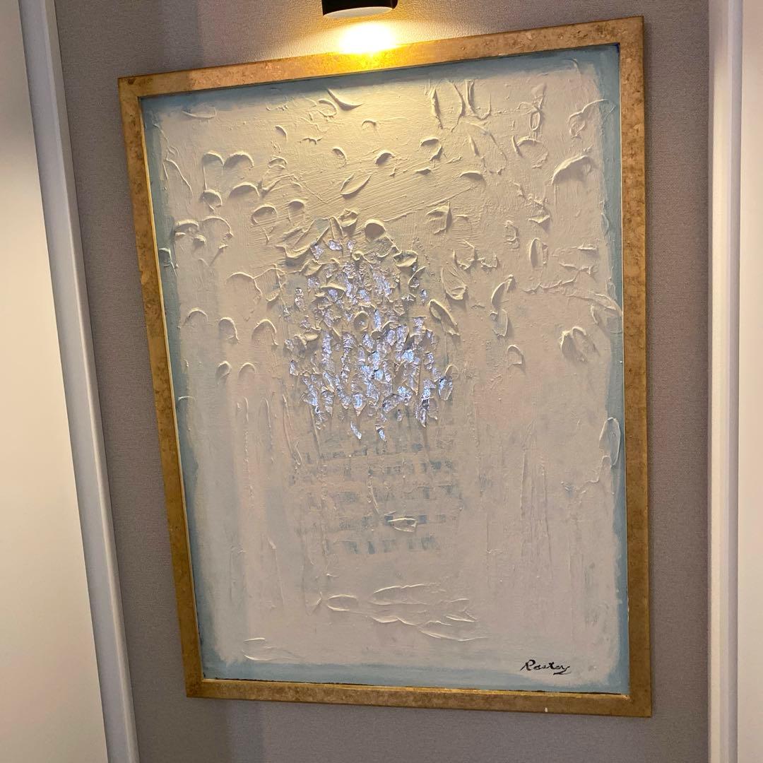 特大　油絵絵画　抽象画