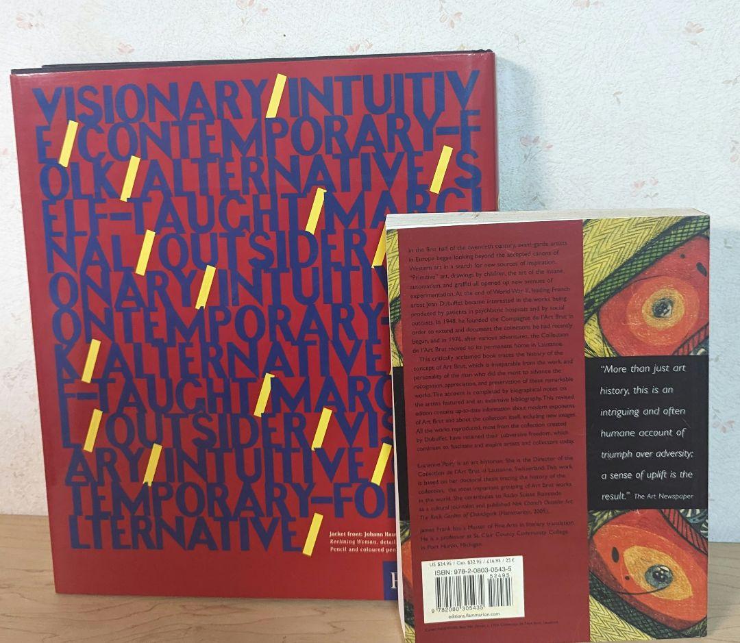 アール・ブリュット、アウトサイダーアート　関連書籍２冊セット