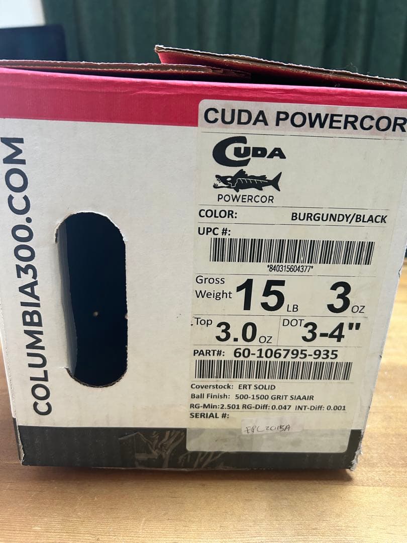 【コーク】Columbia300 CudaPowercor ボウリング