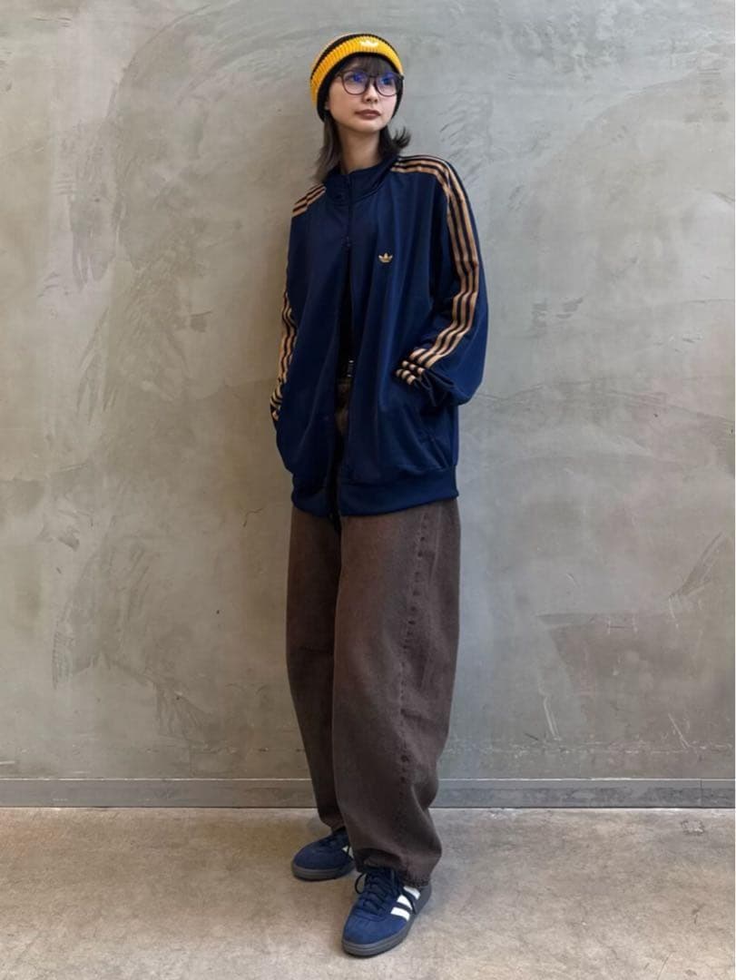 新品 アディダスオリジナルス ファイヤーバード セットアップ ネイビー 2XL