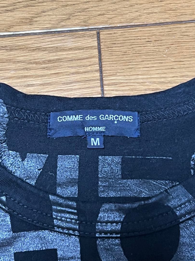 COMME des GARÇONS HOMME ロゴプリント長袖カットソー