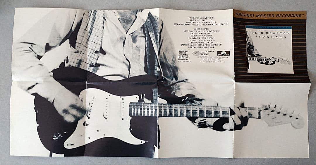 貴重Eric Clapton Slowhand MFSL 輸入盤GOLD CD