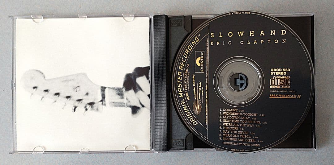 貴重Eric Clapton Slowhand MFSL 輸入盤GOLD CD