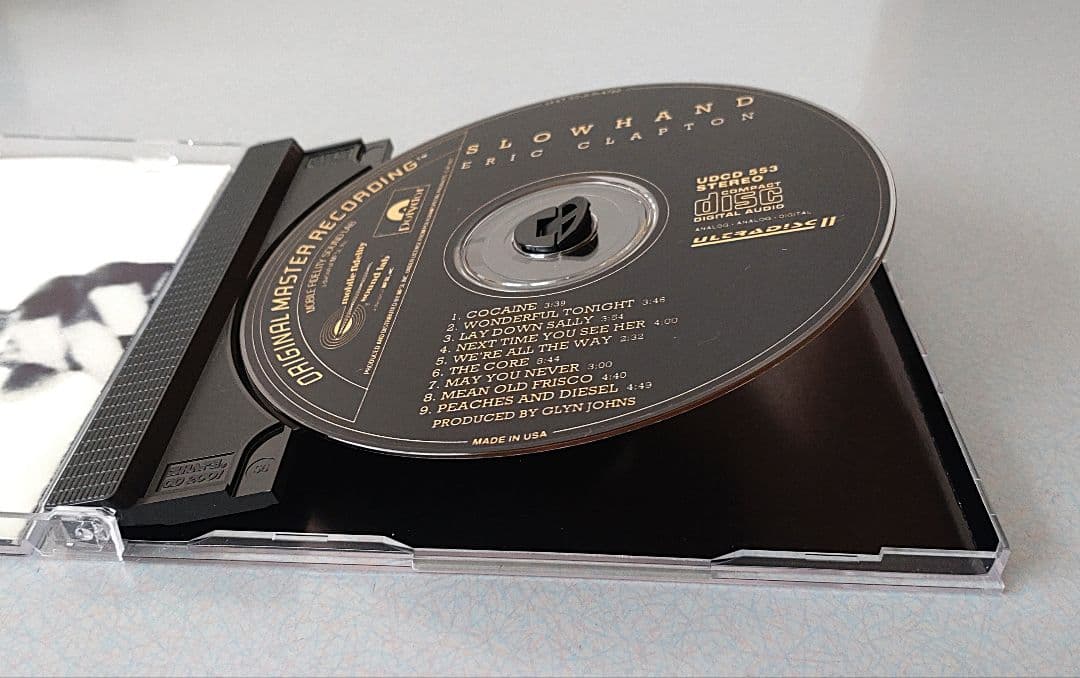 貴重Eric Clapton Slowhand MFSL 輸入盤GOLD CD
