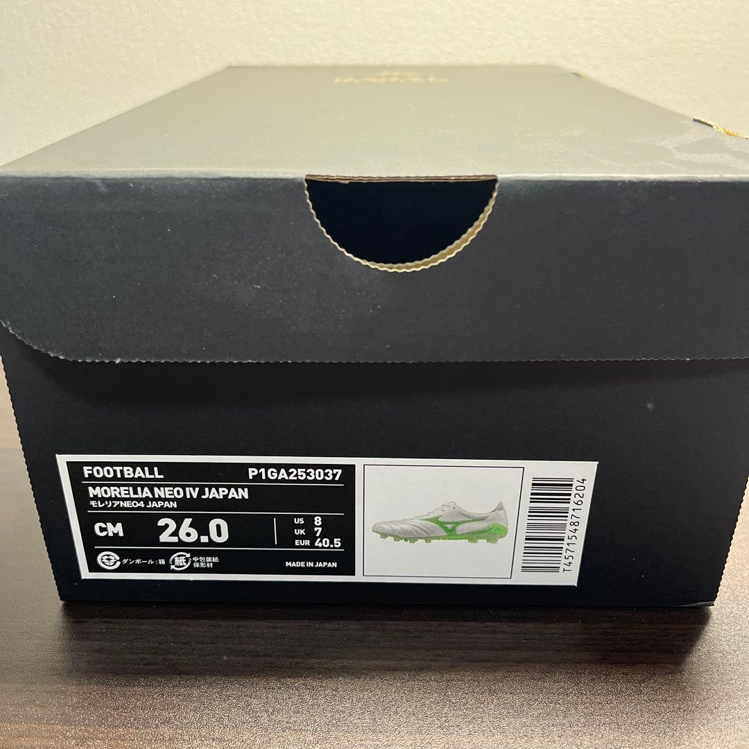 シューズ Mizuno Morelia Neo IV Japan 26.0cm