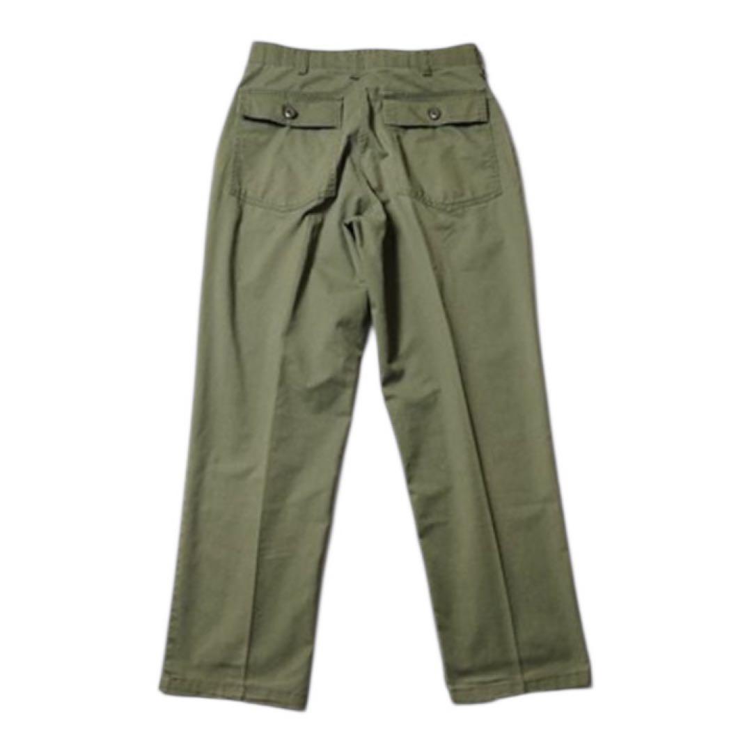 70s 米軍 U.S. ARMY実物 OG-507 ベイカーパンツ 32×29