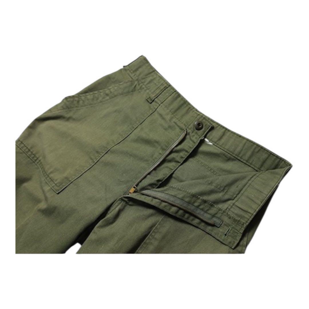 70s 米軍 U.S. ARMY実物 OG-507 ベイカーパンツ 32×29