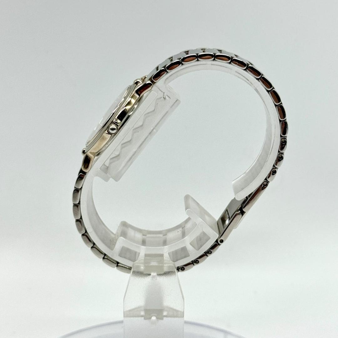 稼働品 YSL イヴサンローラン 腕時計 ベージュ文字盤 クォーツ ２針