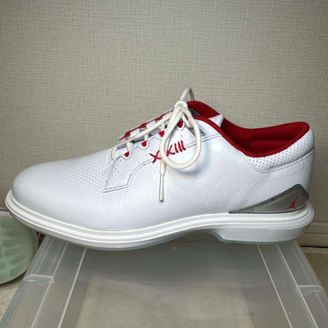 24 未使用　エアジョーダン　ゴルフシューズ　8 26.0 白　ソフトスパイク