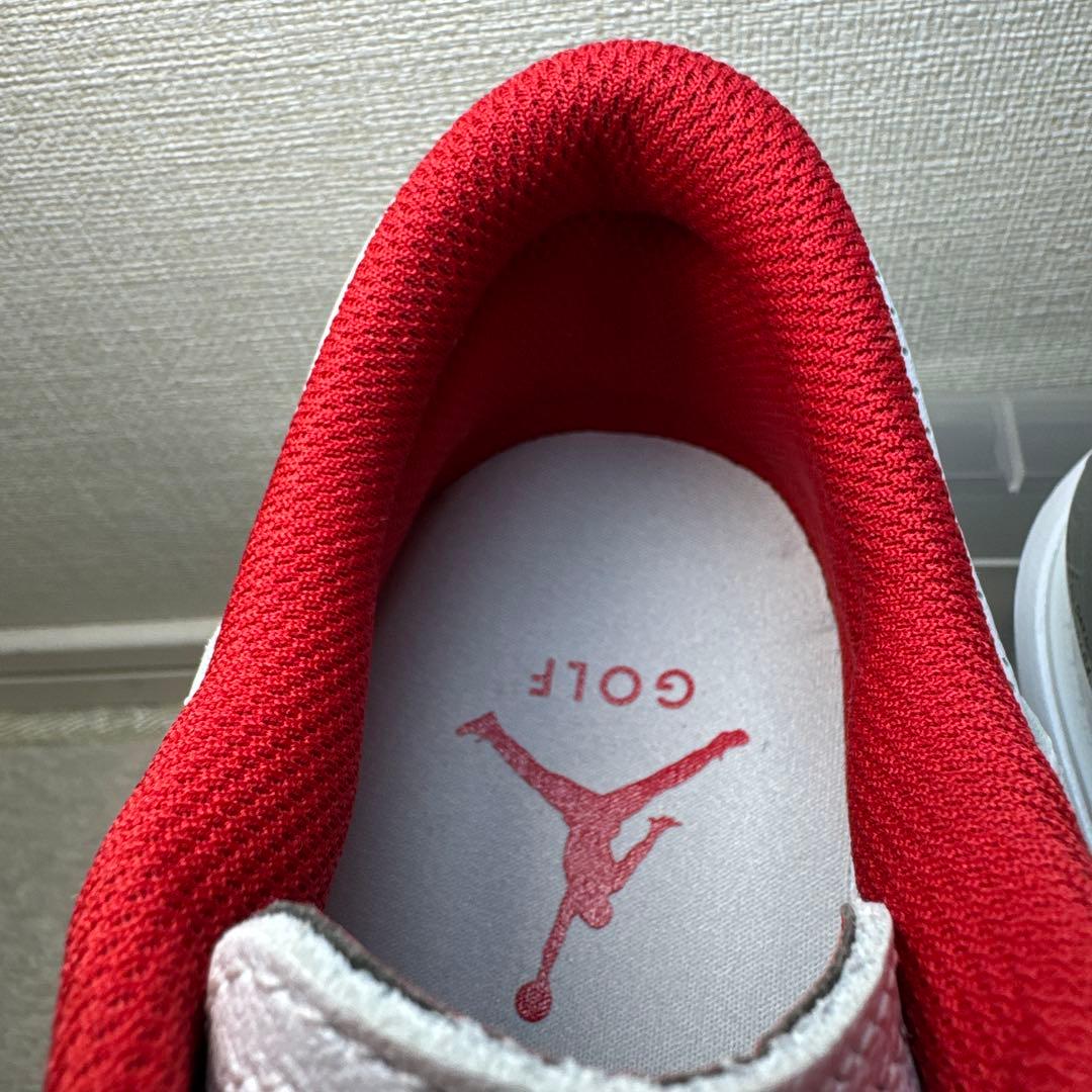 24 未使用　エアジョーダン　ゴルフシューズ　8 26.0 白　ソフトスパイク