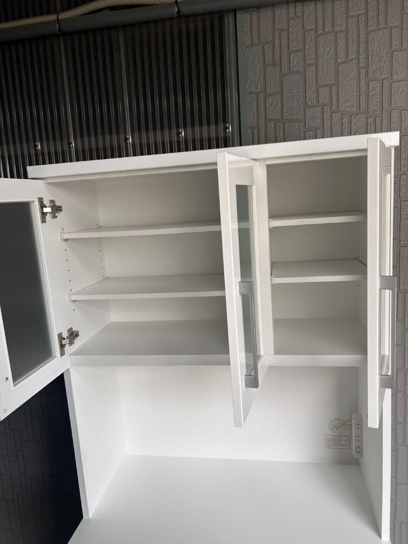 【送料設置込み】ニトリ キッチンカウンター 食器棚 キッチン収納 家具