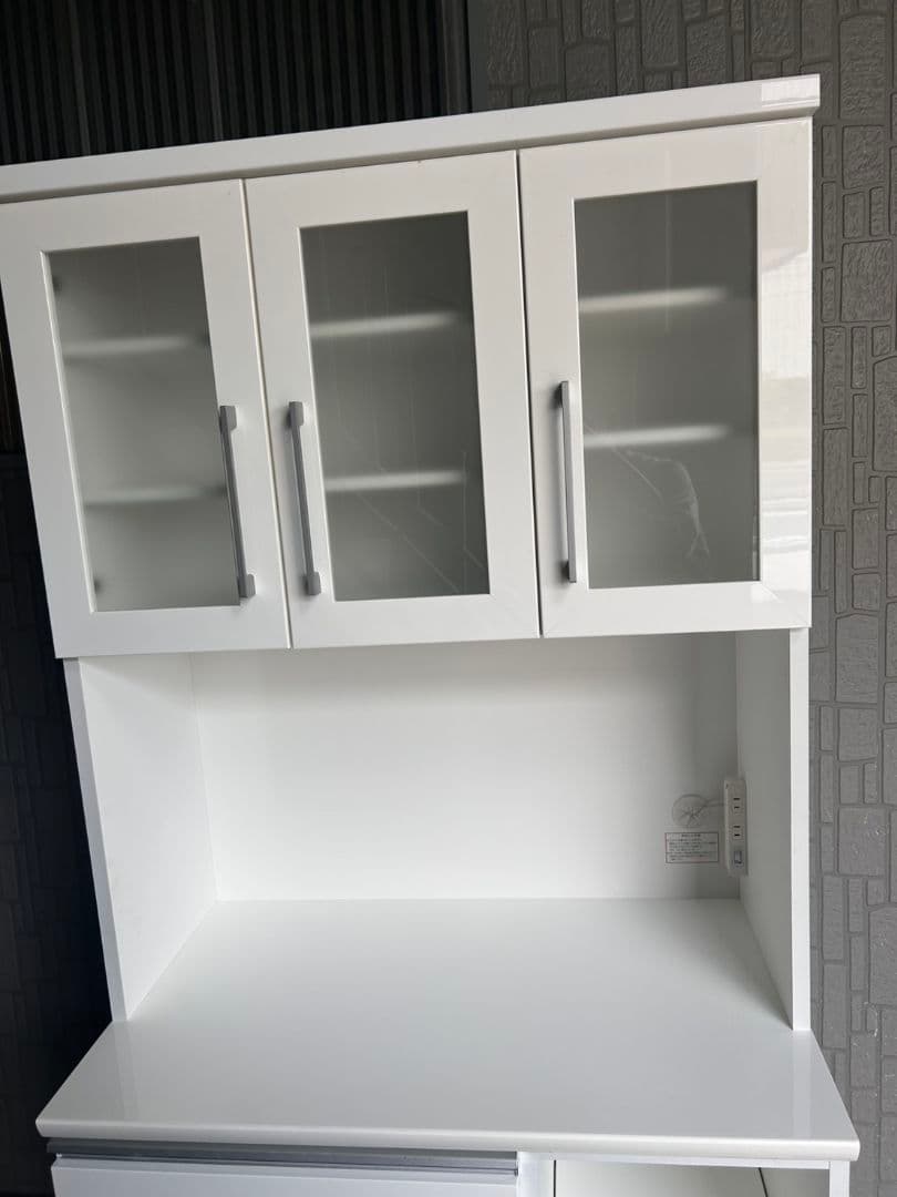 【送料設置込み】ニトリ キッチンカウンター 食器棚 キッチン収納 家具