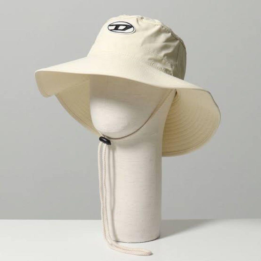 美品　diesel バケットハット　アイボリー
