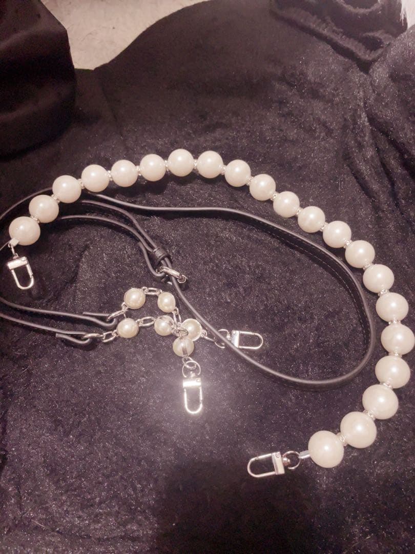 。❤︎ pium ピウム ドットチュールリボン2wayバッグ ブラック