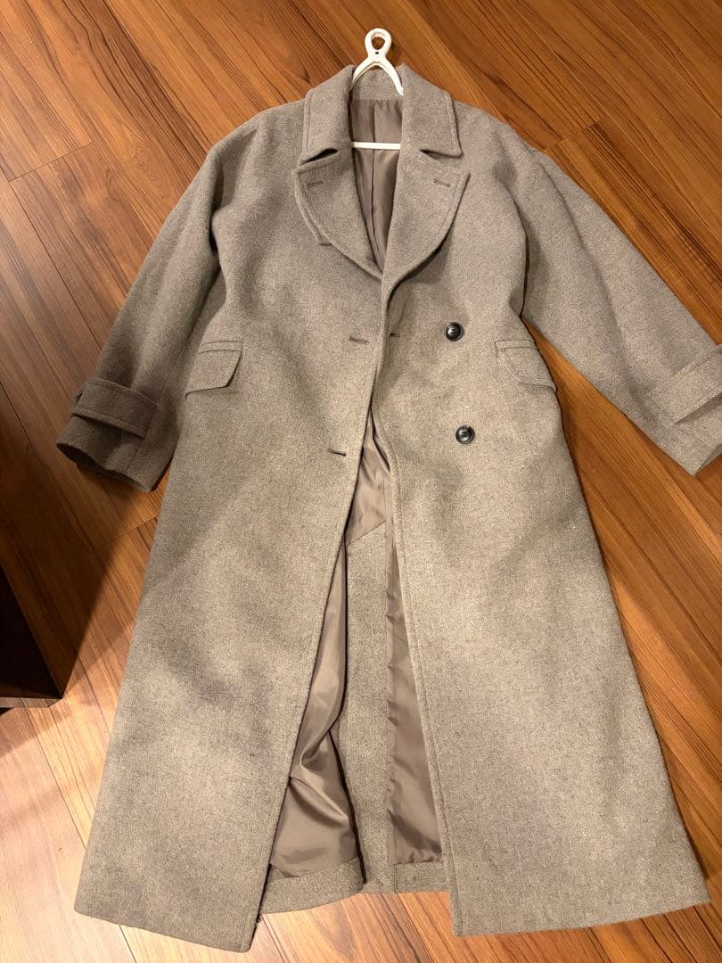 【新品未使用】ベージュ ロングコート