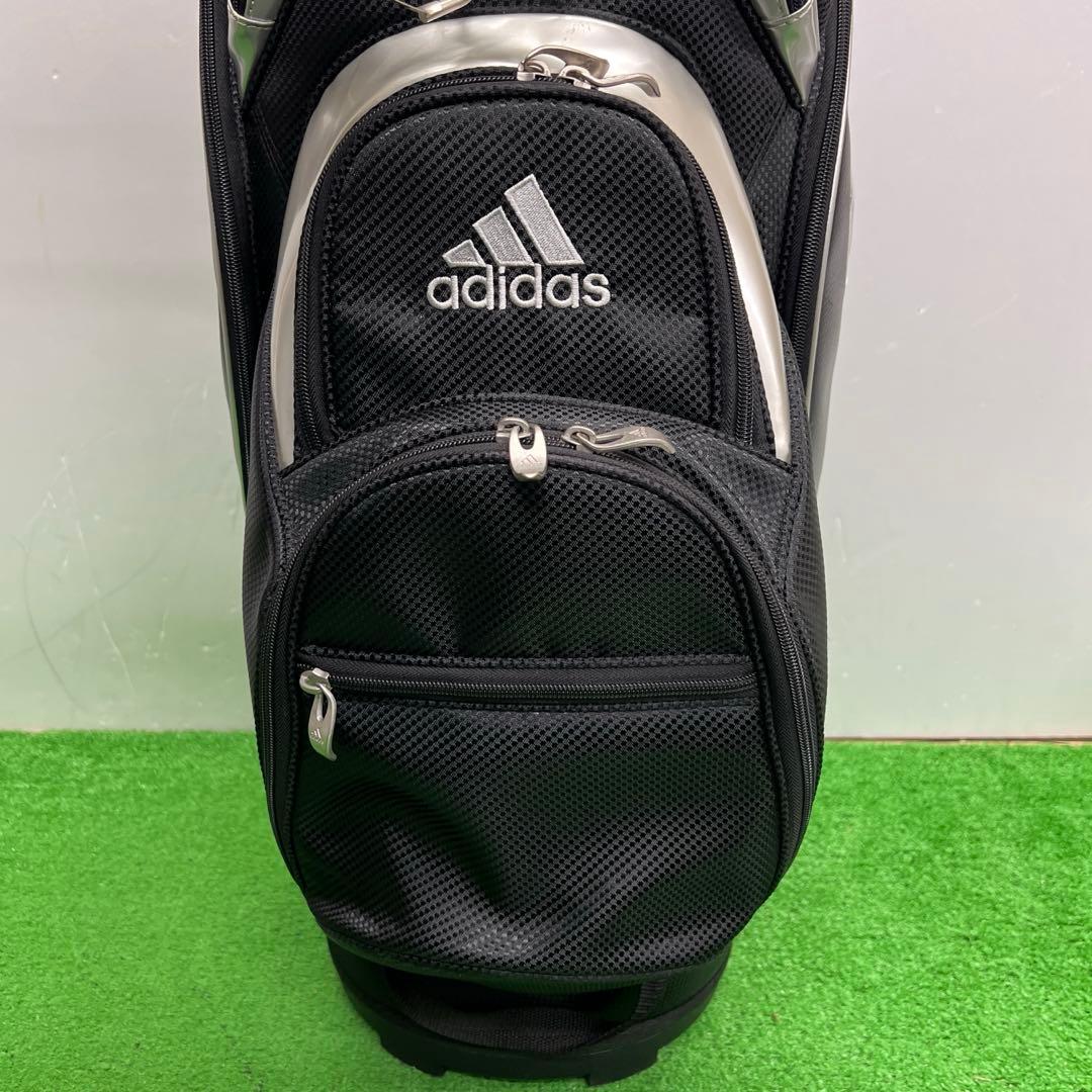 アディダス adidas ゴルフバッグ　8インチ　ブラック　メンズ　中古品