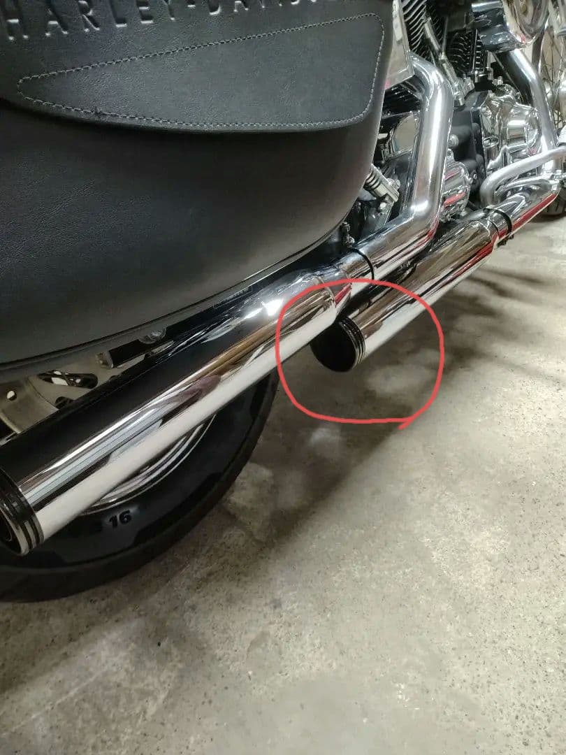 モーターステージ 76 ストレート ブラス マフラー