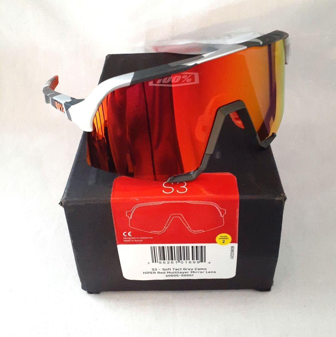 100% S3 Grey Camo ワンハンドレッド サングラス