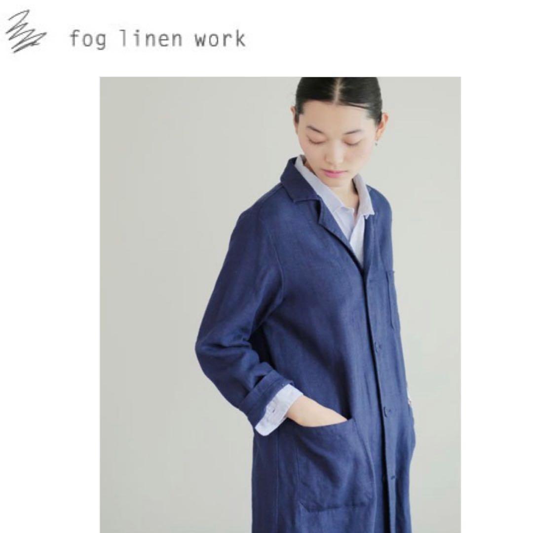 フォグリネンワーク FLW リネンコートジャケット