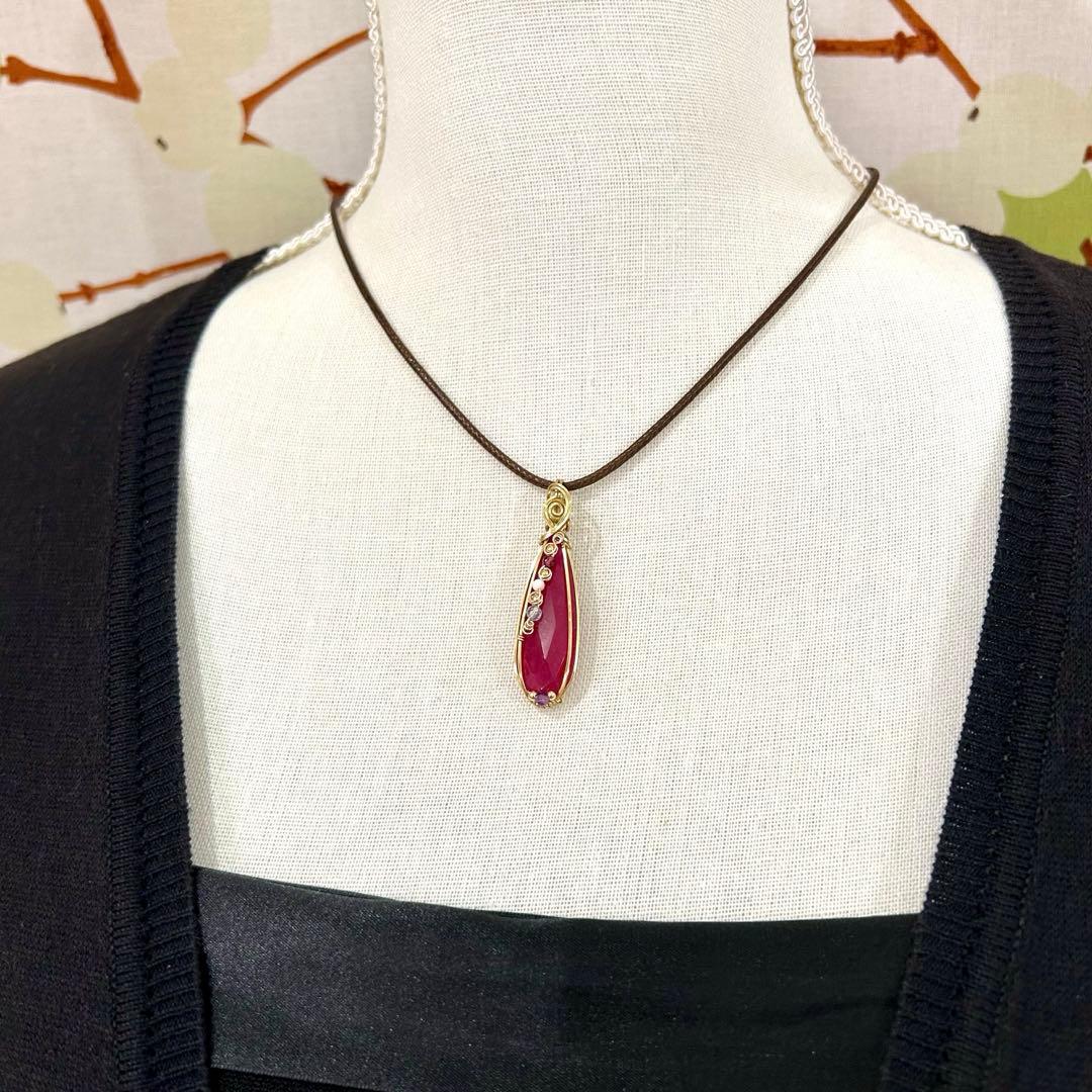 ロシアンブルーページ☆リクエスト3点 ワイヤーラップ アート ジュエリー