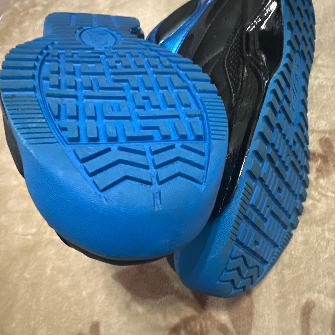 elf バイク用靴 黒/青 ボアシステム搭載