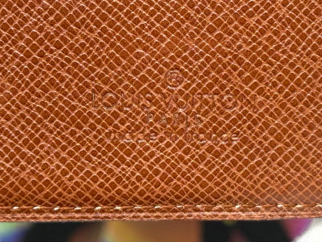 未使用！ヴィンテージ　ルイヴィトン　小銭入れ付き二つ折り財布