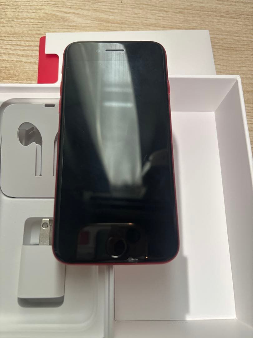 iPhone se2 第二世代 SIMフリー レッド 赤 64gb 箱付き