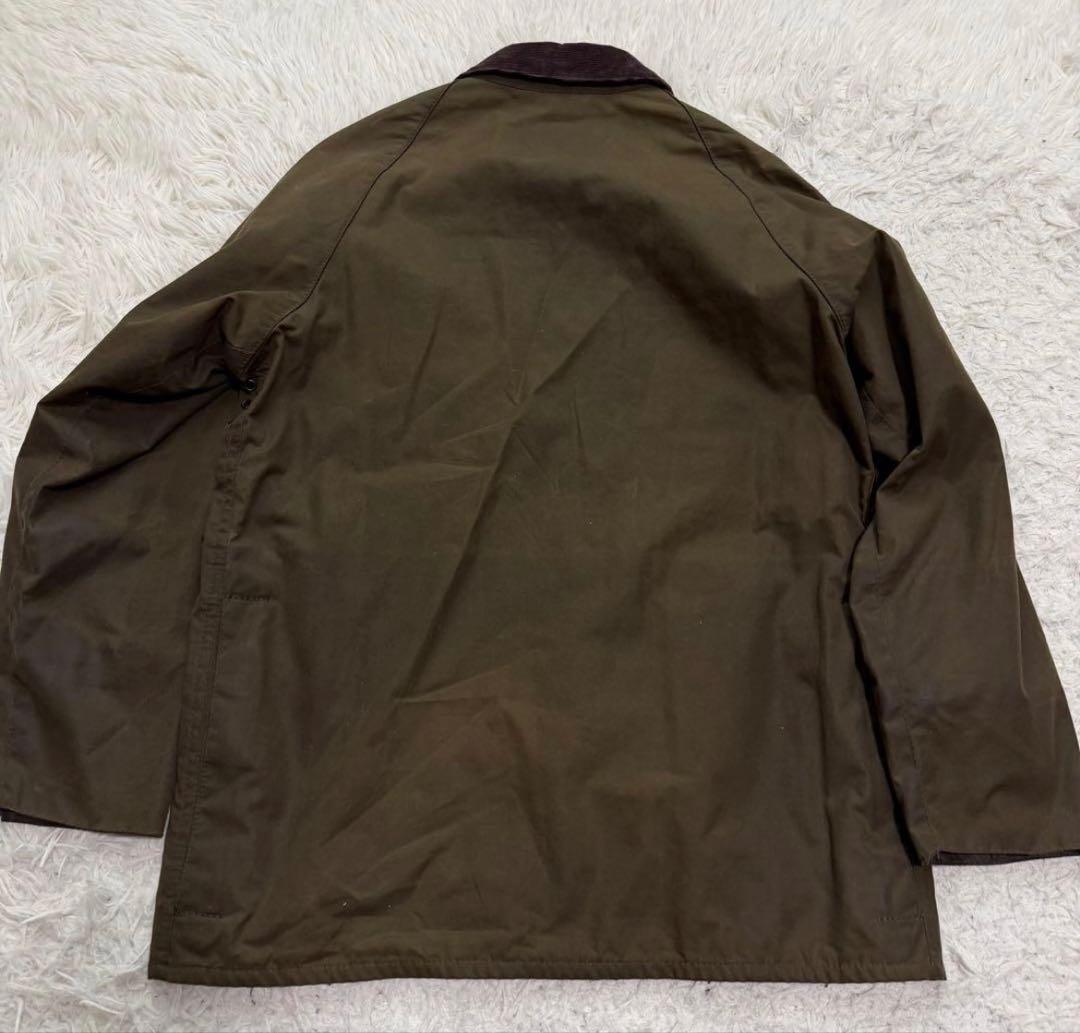 希少XLサイズ　バブアー　クラシックビューフォート　ワックスジャケット　ロゴ刺繍