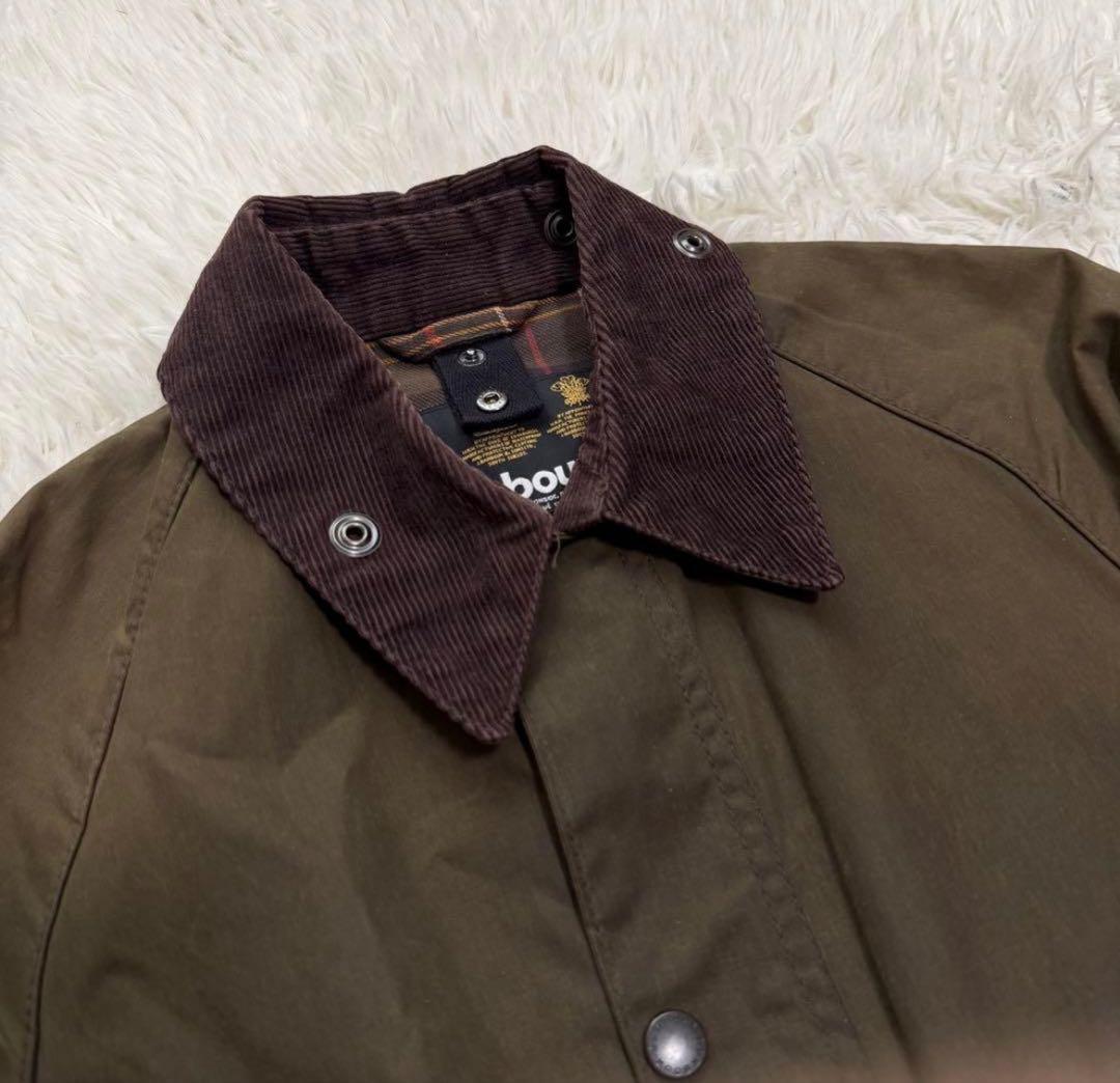 希少XLサイズ　バブアー　クラシックビューフォート　ワックスジャケット　ロゴ刺繍