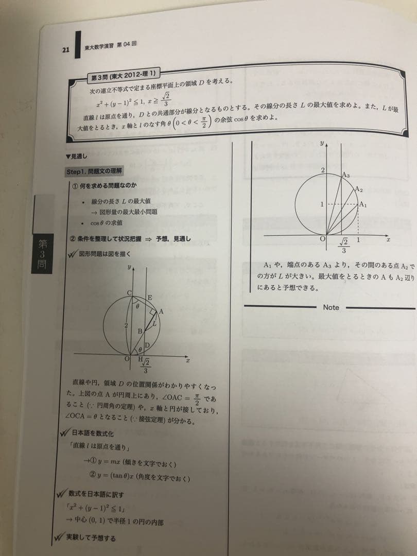 鉄緑会　入試直前徹底演習(東大数学演習）