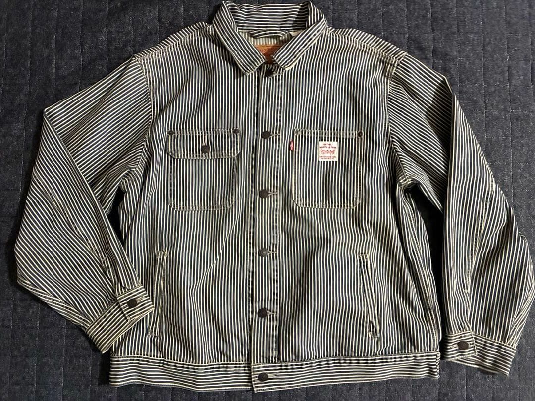 リーバイス　Levi's ヒッコリ　セットアップ　上下セット　カンボジア製