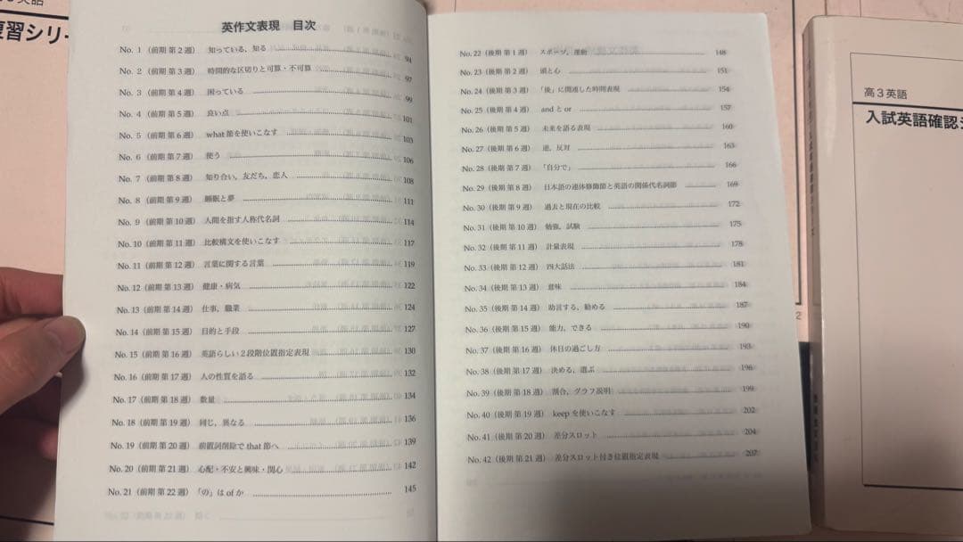 【鉄緑会フルセット】高3英語テキスト7冊セット