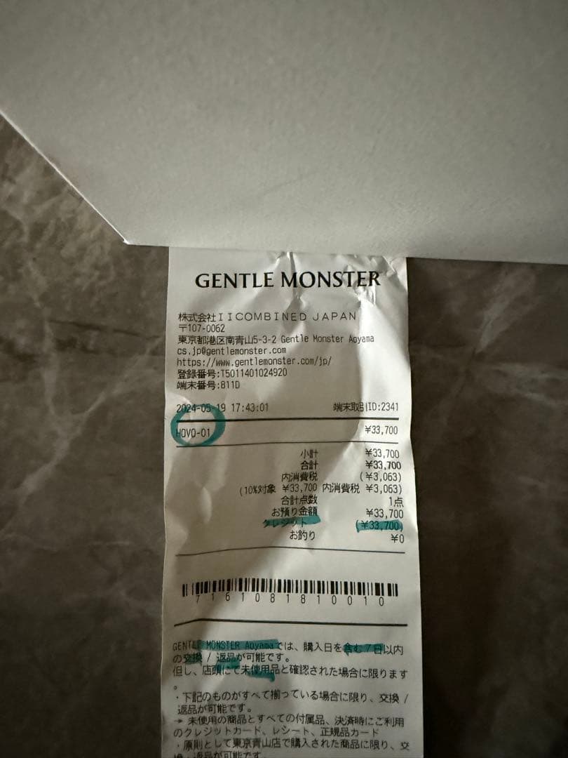GENTLE MONSTER HOVO01 サングラス